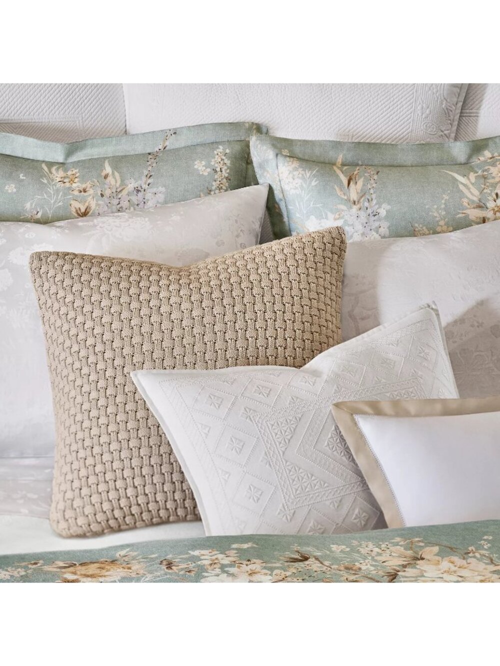 NWT Ralph Lauren Home Elisabetta Sham Sage Size King